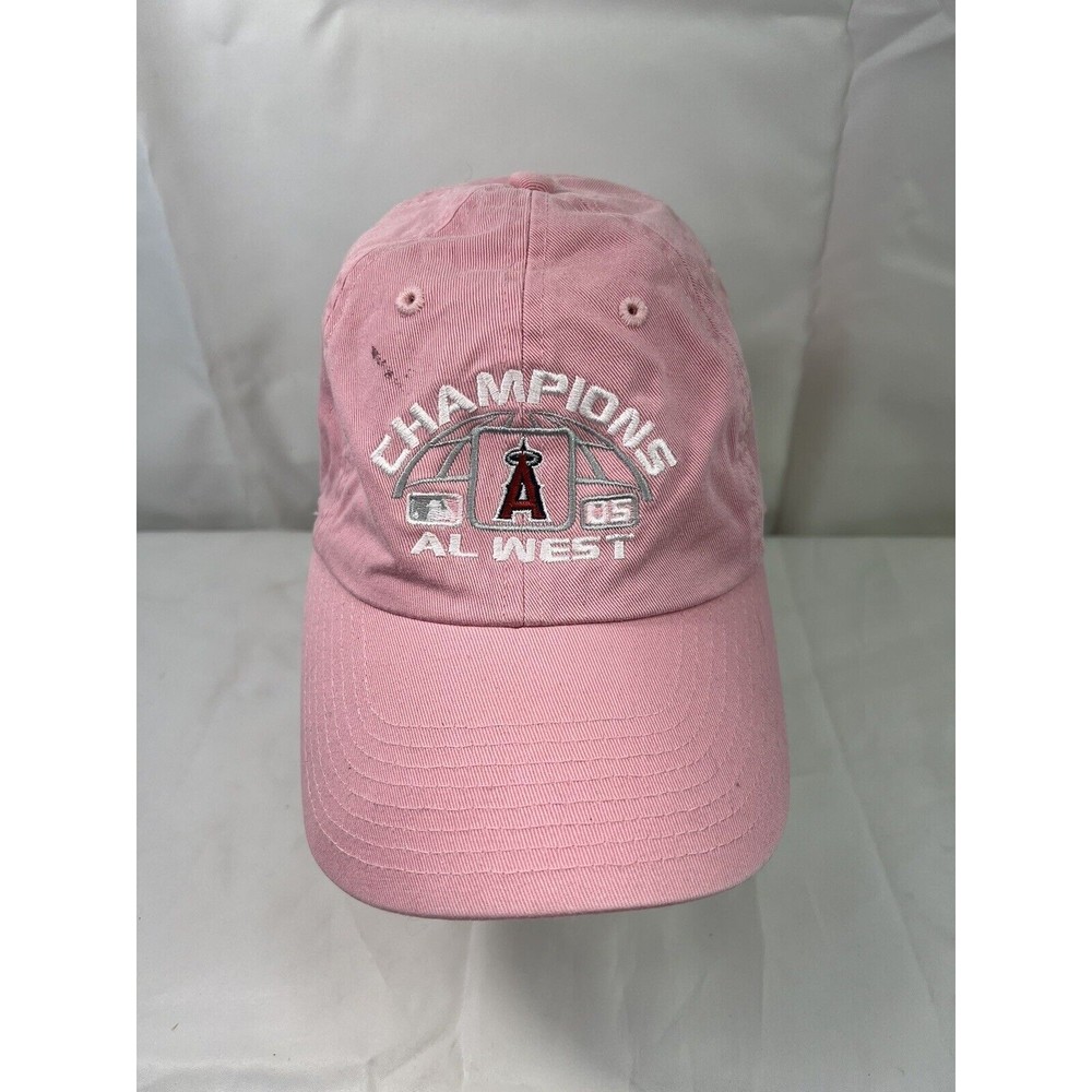 2005 Women’s New Era Angels AL‎ West Champions Adjustable Hat Pink “rare”